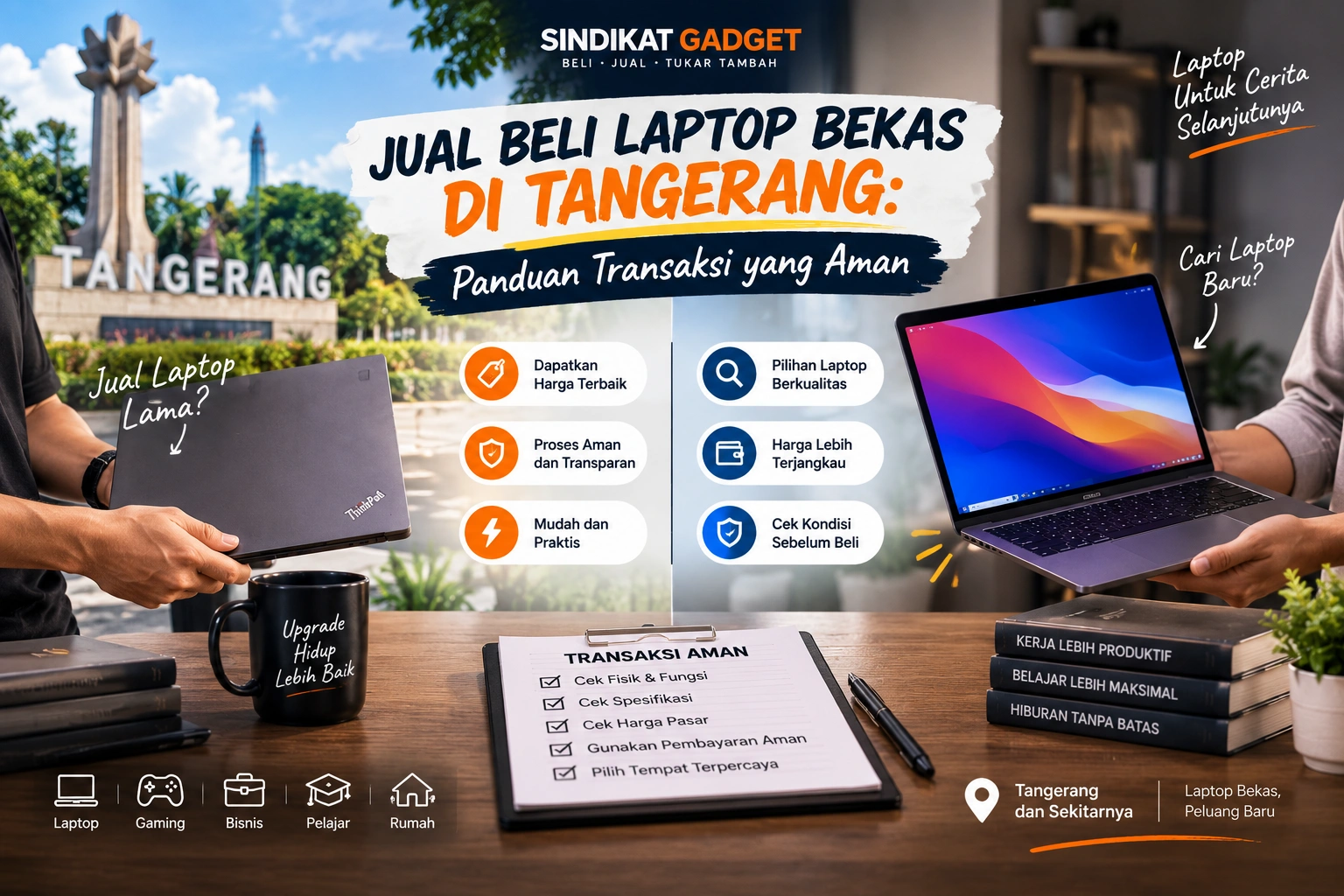Jual Beli Laptop Bekas di Tangerang: Panduan Transaksi yang Aman