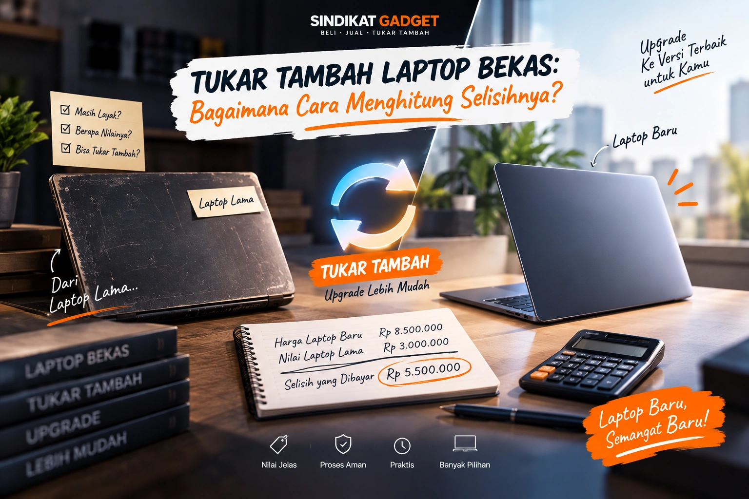 Tukar Tambah Laptop Bekas: Bagaimana Cara Menghitung Selisihnya?